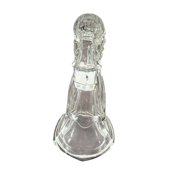 Marquis Waterford German Clear Crystal Glass Angel Mini Taper Candle Holder EUC - Picture 8 of 15